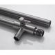 Душевая система Knotlor KN-62/GM, вороненая сталь