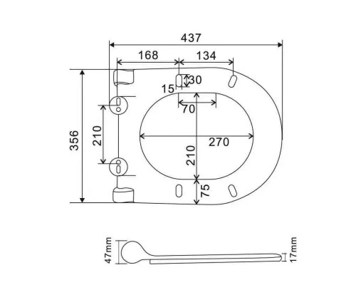 Унитаз подвесной Knotlor WC51WG, белый