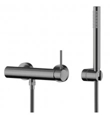 Смеситель для душа Knotlor SS-22/GM, вороненая сталь