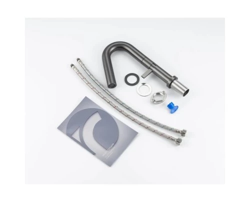 Cмеситель для раковины Knotlor SS-30/GM, оружейная сталь
