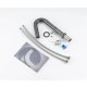 Cмеситель для раковины Knotlor SS-30/GM, оружейная сталь