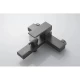 Смеситель для ванны Knotlor KN-22/GM, вороненая сталь