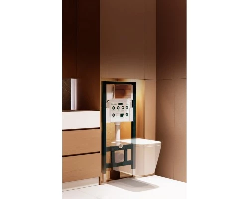 Инсталляция для подвесного унитаза Knotlor ISWC501FG, бирюзовый (серия 2)