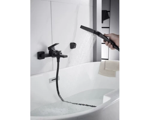 Смеситель для ванны Knotlor KN-22/BL, черный