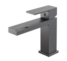 Cмеситель для раковины Knotlor KN-20/GM, оружейная сталь