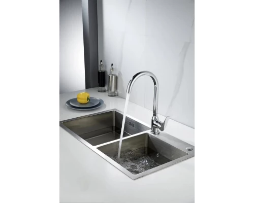 Смеситель для кухни Knotlor KN-51, хром