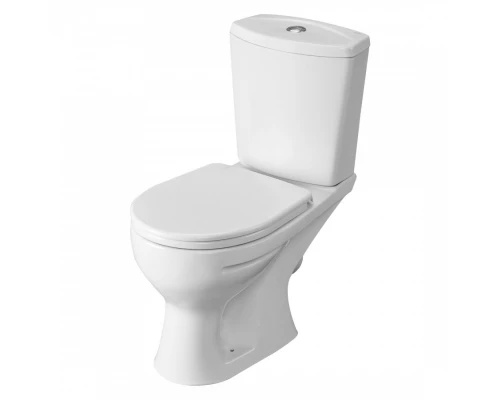 Унитаз-компакт "Ультра" косой выпуск, с кнопочной арматурой и сиденьем  SANTERI