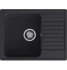 GranFest QUARZ (ECO-13) Мойка чаша+кр 620*480 (черный)