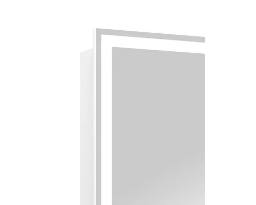 Зеркало-шкаф Aperio LED 800х800 левый с розеткой