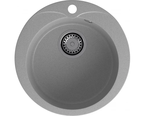 GRANFEST Мойка композит RONDO GF-R--480  D=480 мм  серый  арт.GF-