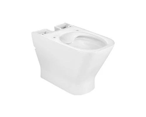 GAP CLEAN RIM Чаша унитаза приставного c безободковым смывом, двойной выпуск, белая. ROCA