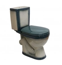 ЛИРА Унитаз-компакт наклон. вып., с арматурой, сиденьем, креплением, зеленый. ROSA