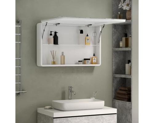 Зеркало-шкаф Tokio Led 900х530 с розеткой, сенсор на касание