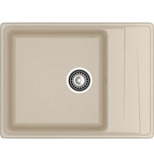 GRANFEST Мойка композит LEVEL, GF-LV-660L, чаша+крыло 660*500, кашемир