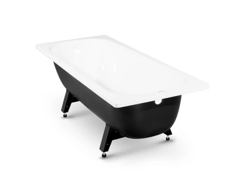 REIMAR Ванна стальная 160x70x40 cм. с опорной подставкой, без ранта, белая орхидея, ВИЗ