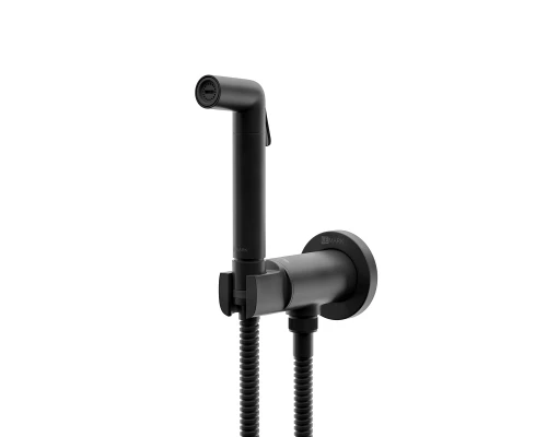 Solo Смеситель с гигиеническим душем, встраиваемый, черный,  LM7171BL