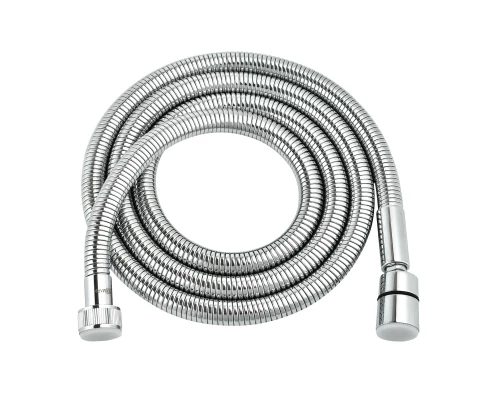 Шланг душевой двухзагибный растяжной от 1,5 до 1,8 м, TURN-FREE, стальной, хром. LEMARK