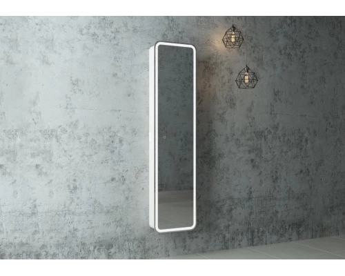 Зеркало-пенал Lorenzo LED 400х1600 с розеткой