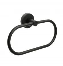 Полотенцедержатель кольцо черный FIXSEN Comfort Black FX-86011)