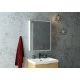 Зеркало-шкаф Allure LED 550х800 правый с розеткой