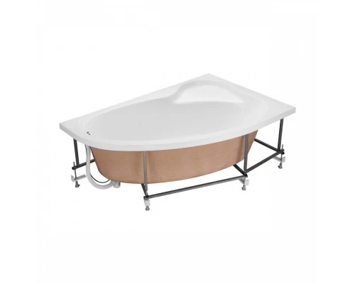 ЭДЕРА Ванна акриловая 170х100 см., правая, без монтажного комплекта, САНТЕК