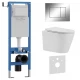 Комплект 3в1 IBERICA BLANCA инсталляция SILENCIO MINI, унитаз BURGOS ALTO белый, кнопка смыва ESTI-S хром глянцевый (IB.001M.BRA.231.852)
