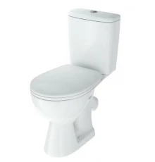 УЮТ  Унитаз-компакт, косой выпуск, 2-х реж.арм-ра Инкоэр, сид.п/п Уклад, белый ROSA