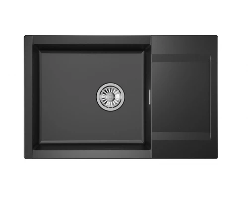 Кухонная мойка GRANULA (7807, ШВАРЦ)