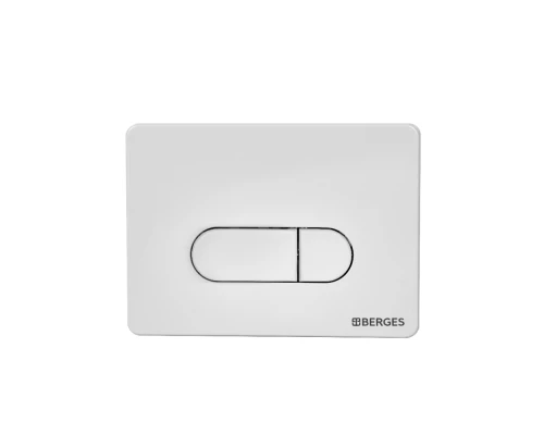Кнопка  для инсталляции NOVUM D4, Soft Touch белая, BERGES