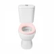 КАСПЕР Унитаз-компакт детский, горизонт. выпуск,1-а режим.арм,сиденье полипроп, пл.кр,розовый,САНТЕК