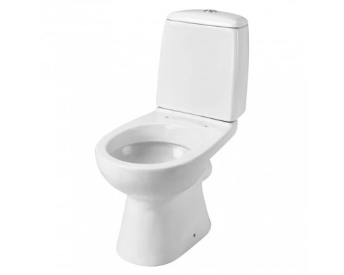 ЦЕЗАРЬ Унитаз-компакт, 2-режимная арматура (Oliveira), сиденье дюропласт Soft-close, Clip up (тонкое