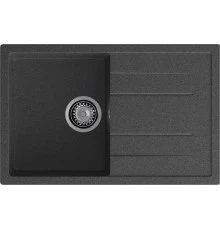 GRANFEST Мойка композит QUADRO GF-Q--780L  чаша с крылом 780*500 мм графит арт.GF-