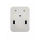 Зеркало Glamour LED с многофункциональной панелью 700х900