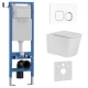Комплект 3в1 IBERICA BLANCA инсталляция SILENCIO MINI, унитаз TOLEDO ALTO белый, кнопка смыва ESTI-Q белый глянцевый (IB.001M.TLA.234.831)