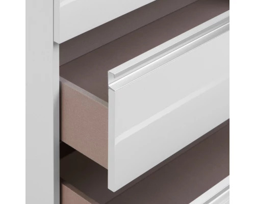 GAP Тумба под раковину GAP 80, белый глянец, 3 ящ., ROCA