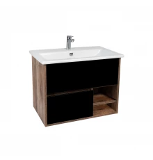 Тумба под раковину VIANT ЛЮКСЕМБУРГ 60 подвесная черный (VLUX60ELCH-T2YP)