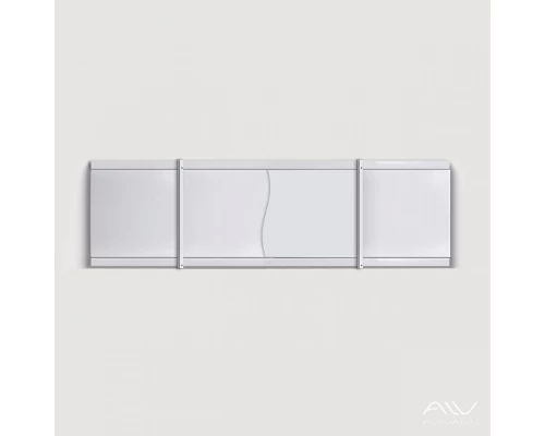КОМБИ Экран для ванны 150 см, полистирол,(чёрный-P27), ALAVANN