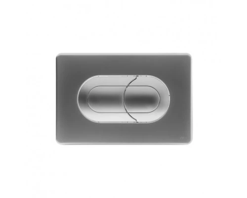 640086 Панель пневм. двойная SALINA, пластик, хром матовый, OLI