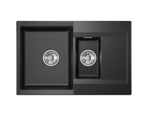 Кухонная мойка GRANULA (7808, ШВАРЦ)