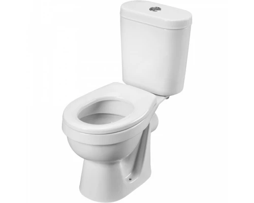 КАСПЕР Унитаз-компакт детский, горизонт. выпуск,1-а режим.арм,сиденье полипроп, пл.кр,белый,САНТЕК 
