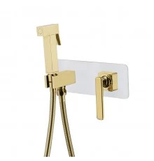 Mista Смеситель для биде, гигиен.душ встраиваемый р/ОД, белый/золото, LM, LM6419WG