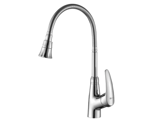 Linara Смеситель для кухни, гиб.излив 215мм, р/ОД, хром, LM, LM0413C