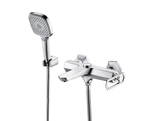 PRIZMA Смеситель для ванны, монолит.излив 138мм, р/ОД, хром, LM, LM3914C