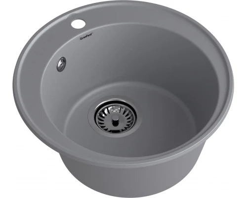 GranFest QUARZ (ECO-08) Мойка чаша D=480мм (темно-серый)