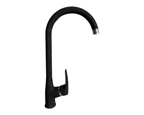 GranFest QUARZ Смеситель для кухни боковой U-образ. D-35mm (черный)