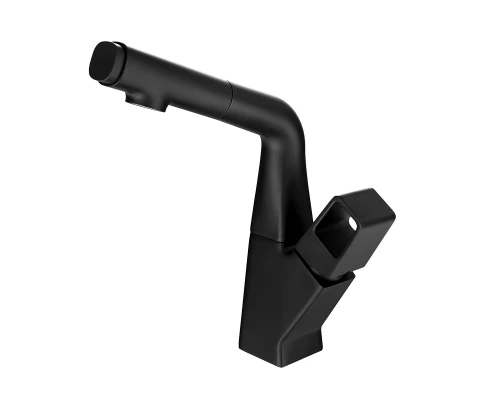 Soul Смеситель для кухни, пов.вытяжной излив 196мм, р/ОД, черный, LM, LM6008BL