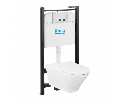 THE GAP ROUND чаша унитаза подвесная Rimless, с инсталляционной системой, сиденье