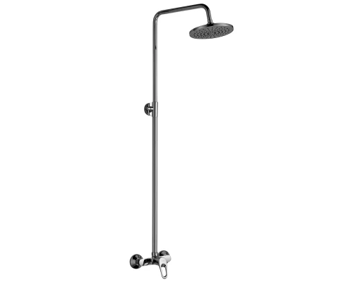 B35 Смеситель для душа, без излива с верх.лейкой 'Троп.дождь', р/ОД, хром, ROS, B35-44