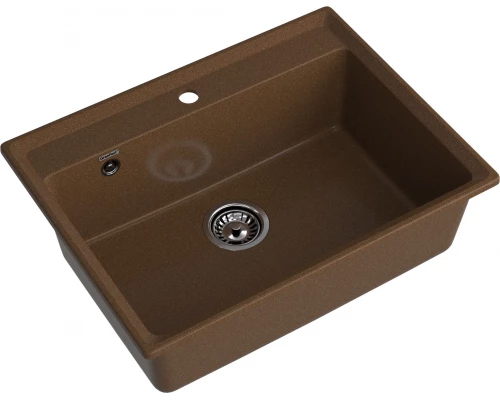 GRANFEST Мойка композит  LEVEL, GF-LV-660, чаша 660*500, терракот