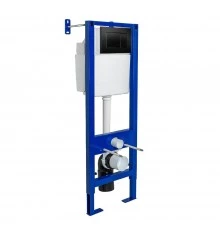 АТОМ 410  кнопка черная Soft Touch, BERGES